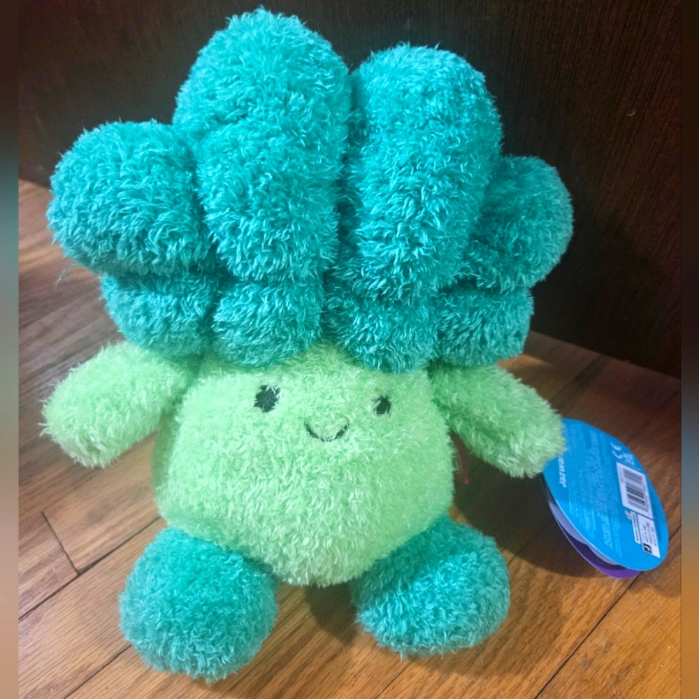 NWT Bobby the Broccoli 🥦 Plush RootBumz 7.5" Bumbumz